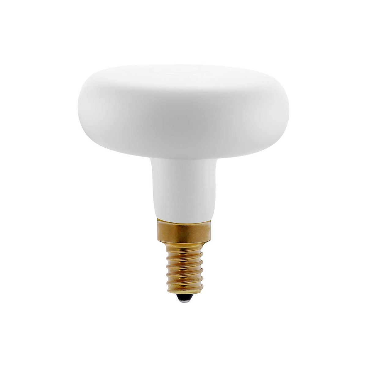 Bílá matná LED D66, 4W E14, stmívatelná, průměr 66 mm, 2700K