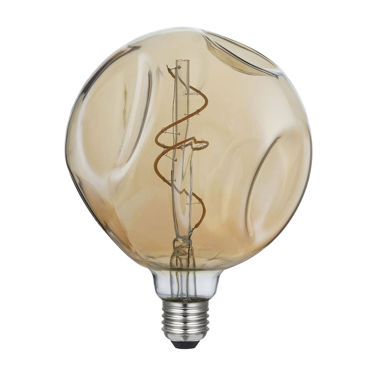 Zlatá stmívatelná LED žárovka G145, 5W E27, 1800K