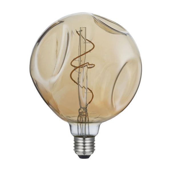 Zlatá stmívatelná LED žárovka G145, 5W E27, 1800K
