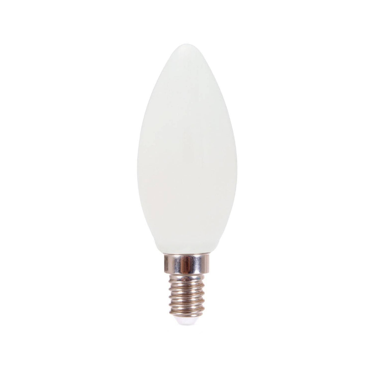 Mléčná LED žárovka Oliva 6W E14 2700K, 806 Lm