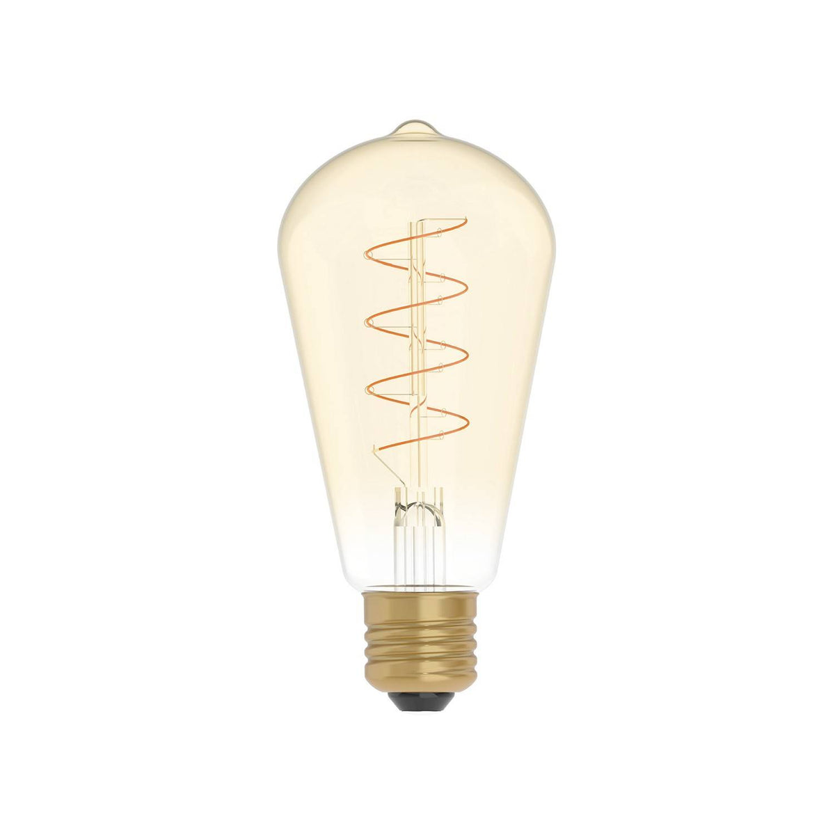 LED zlatá žárovka C04, 4W E27, stmívatelná 1800K