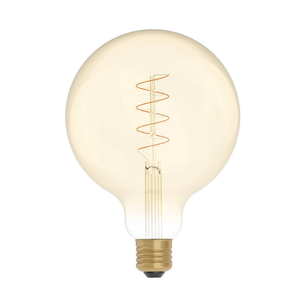 LED zlatá žárovka C07, 4W E27, stmívatelná, 1800K, průměr 125 mm