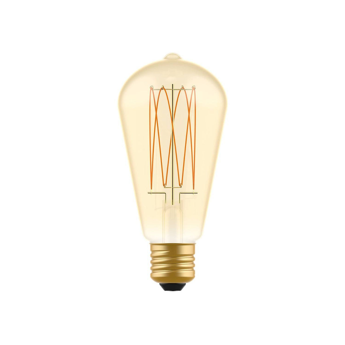 LED zlatá žárovka C54, 7W E27, stmívatelná 2700K