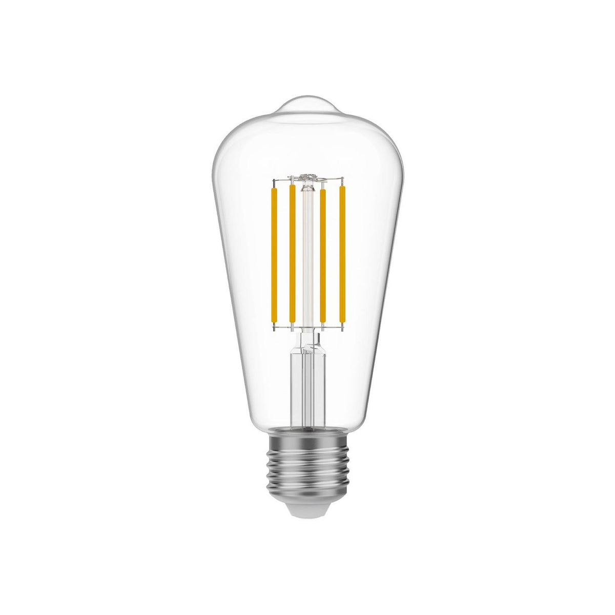 LED žárovka čirá Edison ST64 7W 806Lm E27 3500K stmívatelná 64mm