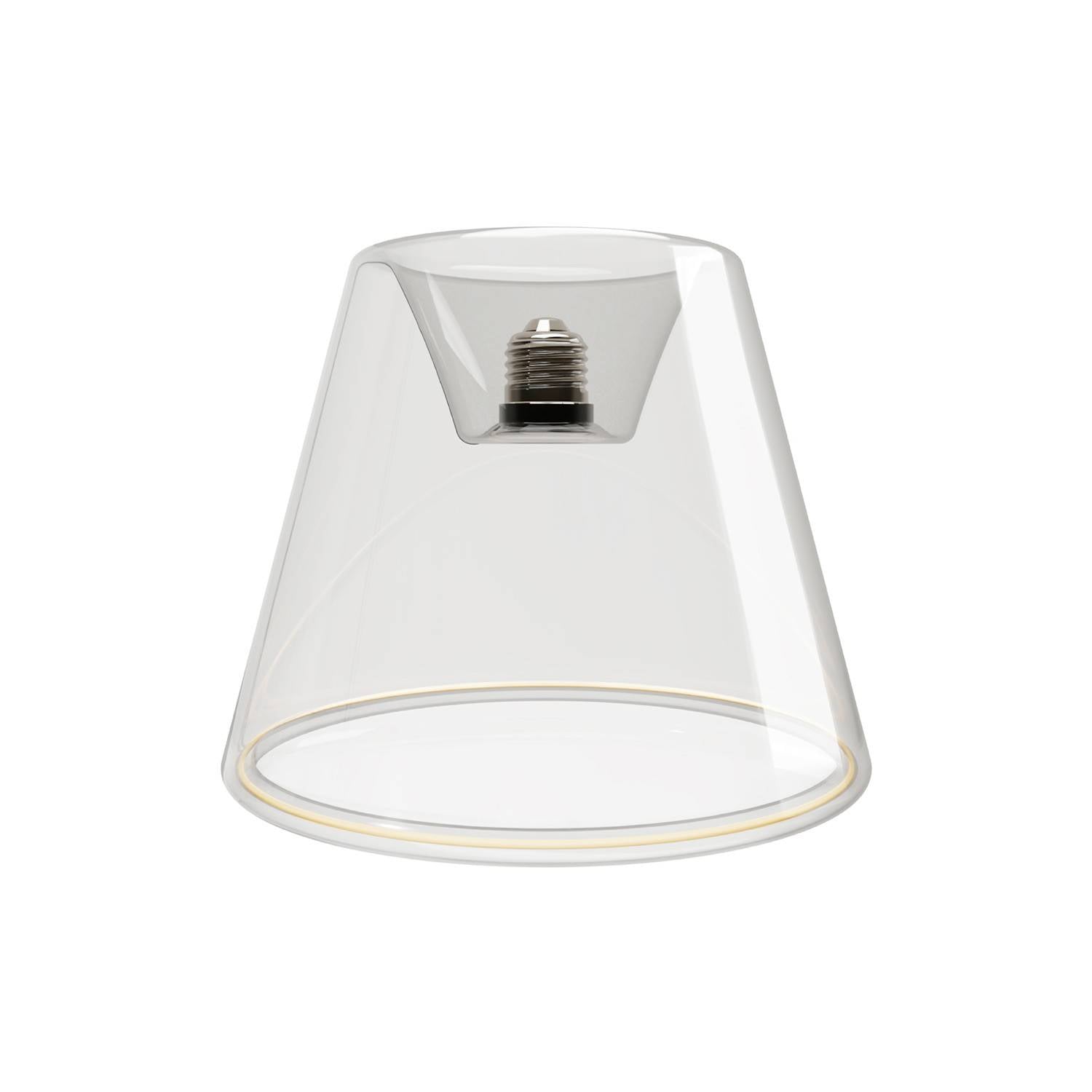 LED kuželová žárovka Ghost Line 6W 500Lm E27 2200K stmívatelná