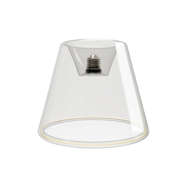 LED kuželová žárovka Ghost Line 6W 500Lm E27 2200K stmívatelná
