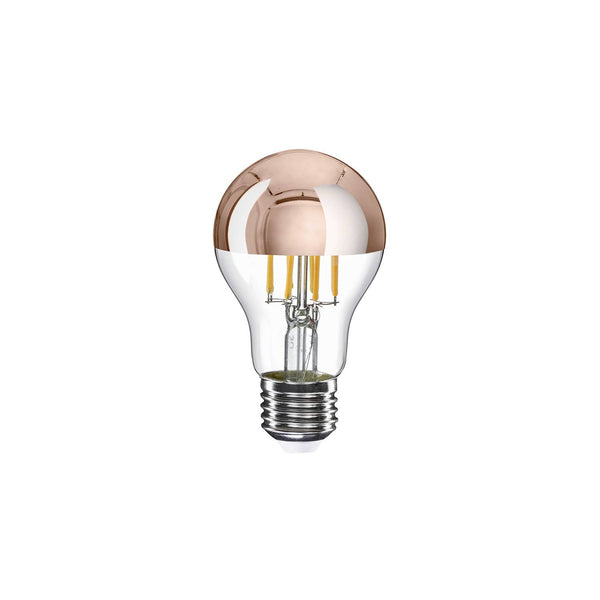 LED žárovka kapka E27 7W 650Lm 2700K stmívatelná s měděným vrchlíkem