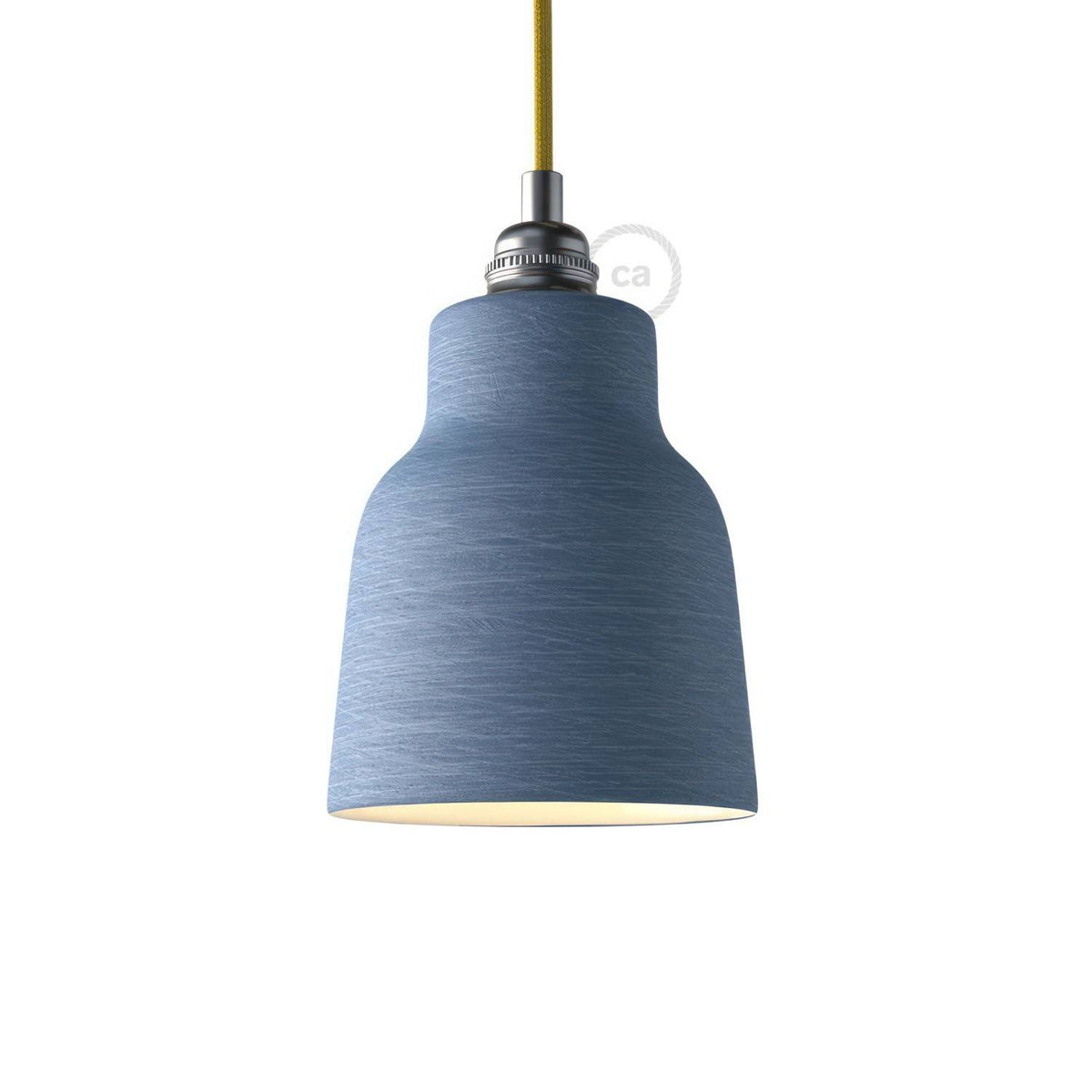 Ručně vyrobené keramické stínidlo ve tvaru vázy, průměr 130 mm, E27