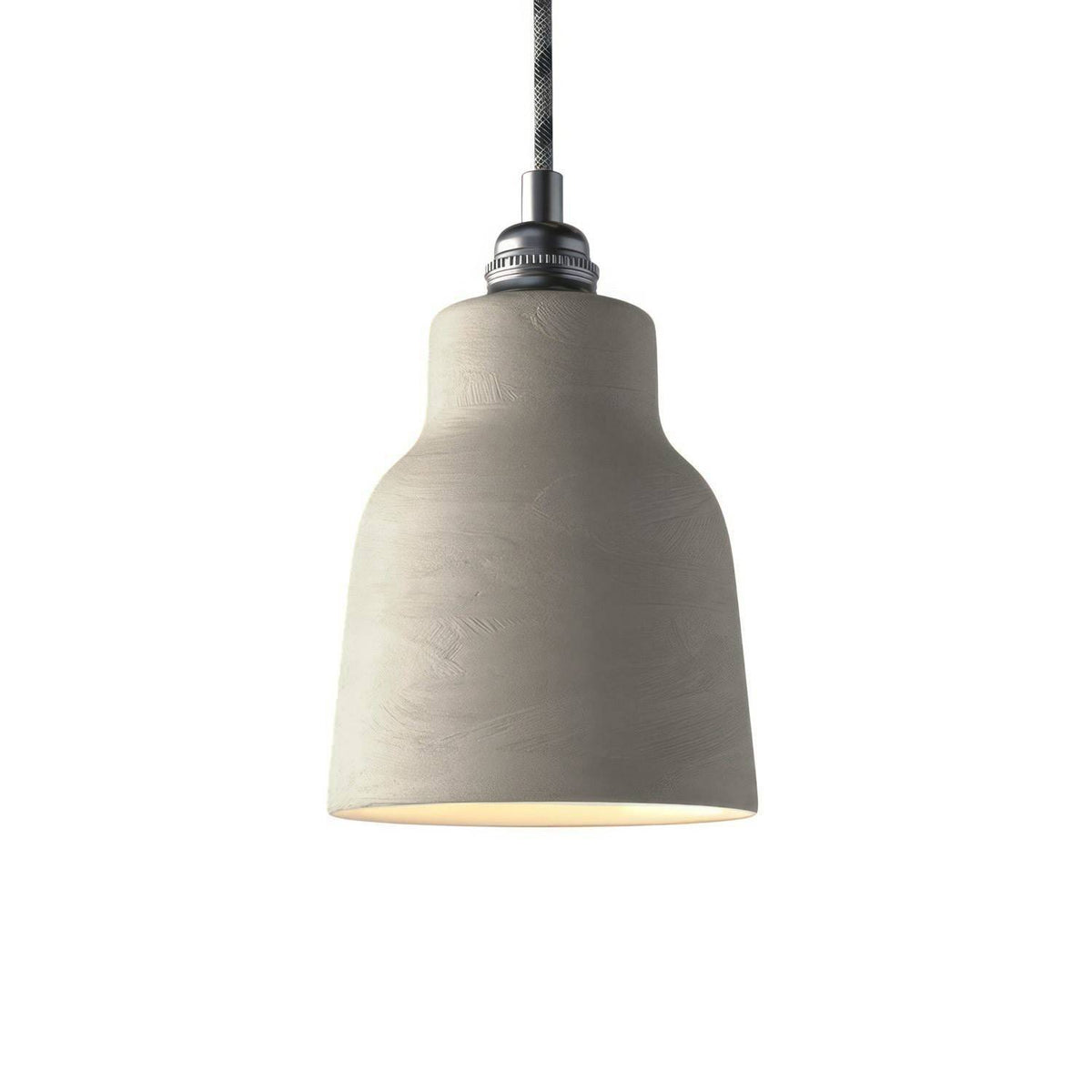 Ručně vyrobené keramické stínidlo ve tvaru vázy, průměr 130 mm, E27