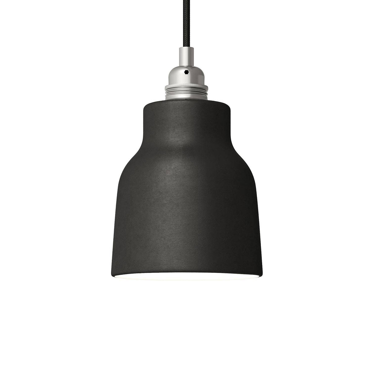 Ručně vyrobené keramické stínidlo ve tvaru vázy, průměr 130 mm, E27