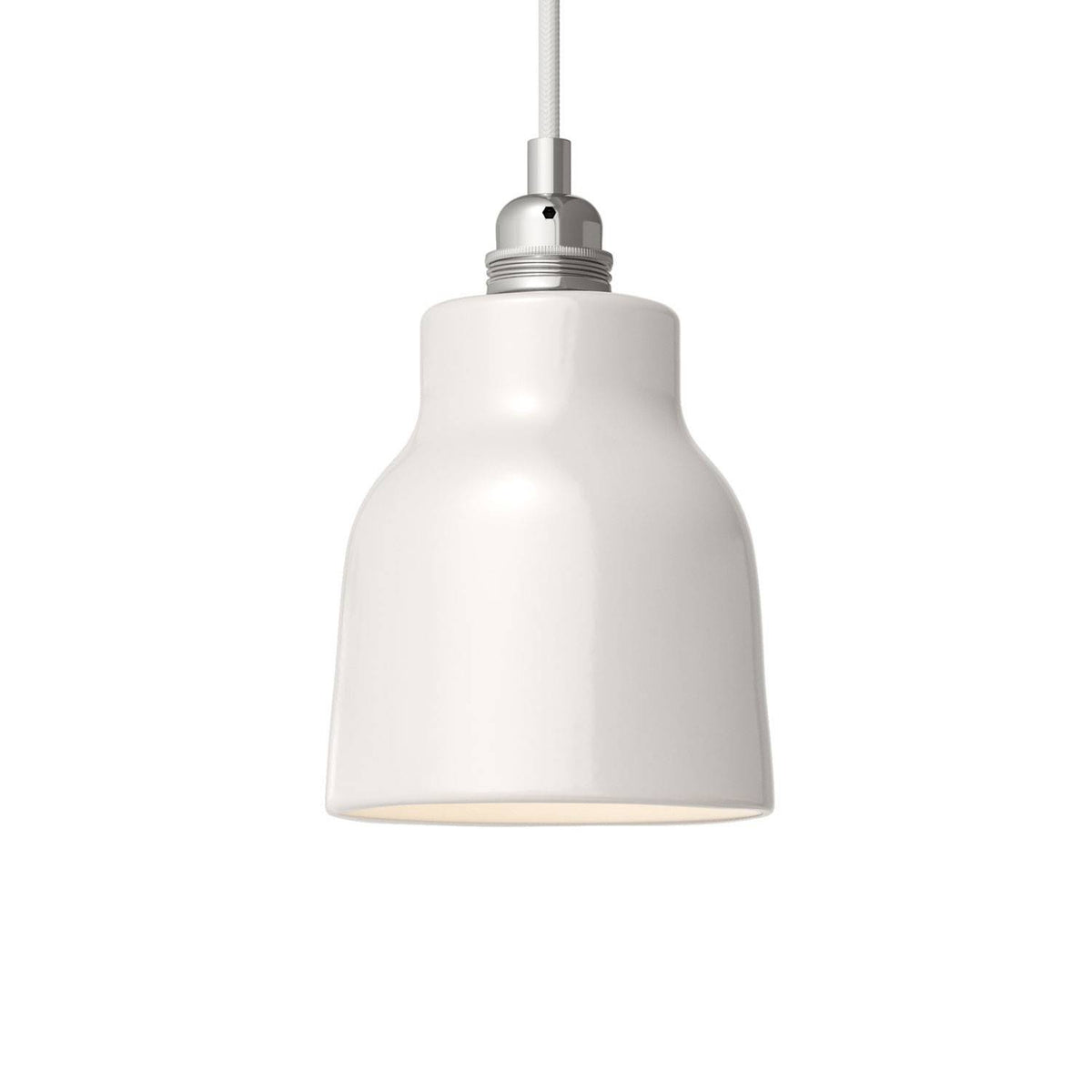 Ručně vyrobené keramické stínidlo ve tvaru vázy, průměr 130 mm, E27