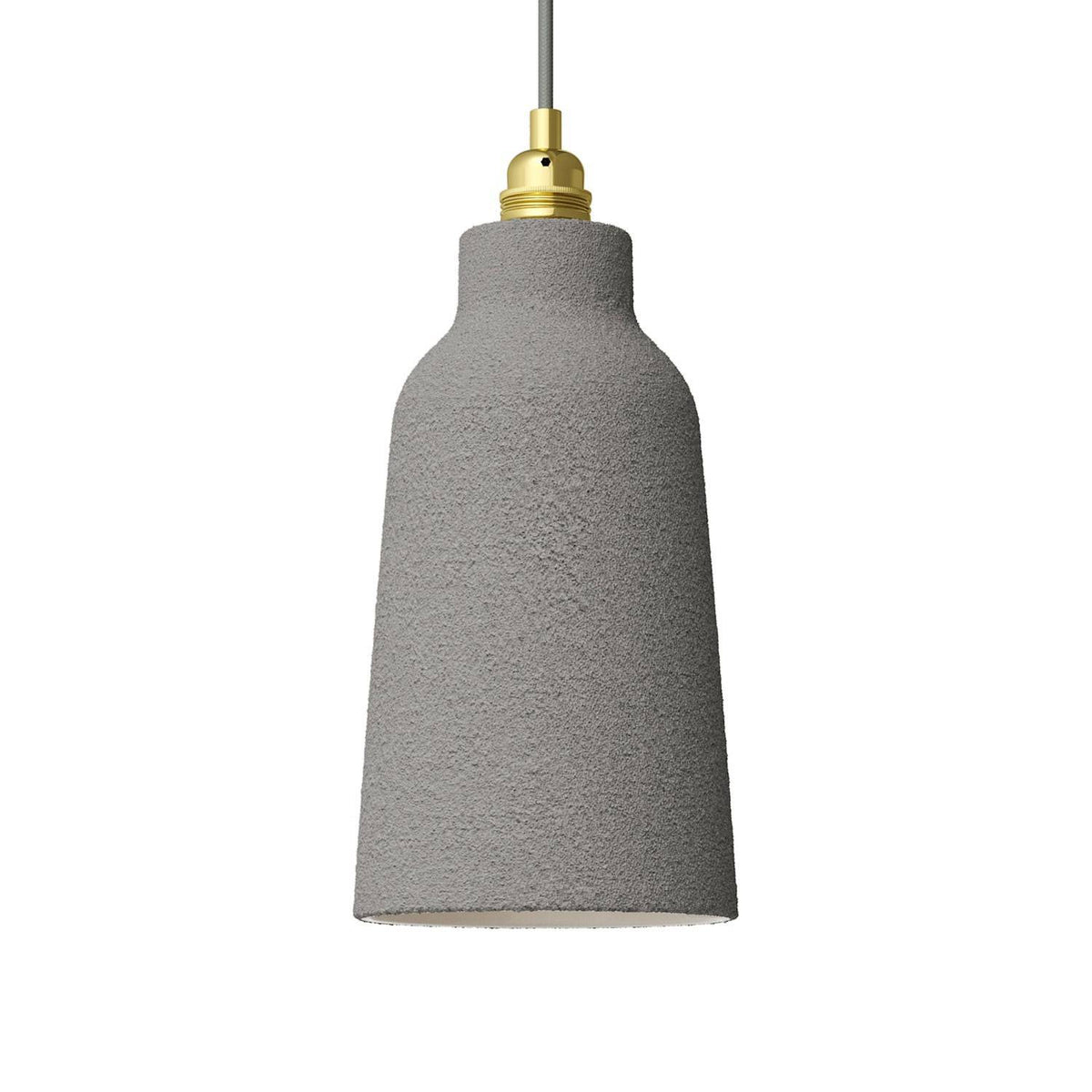 Ručně vyrobené keramické stínidlo ve tvaru lahve, průměr 150 mm, E27
