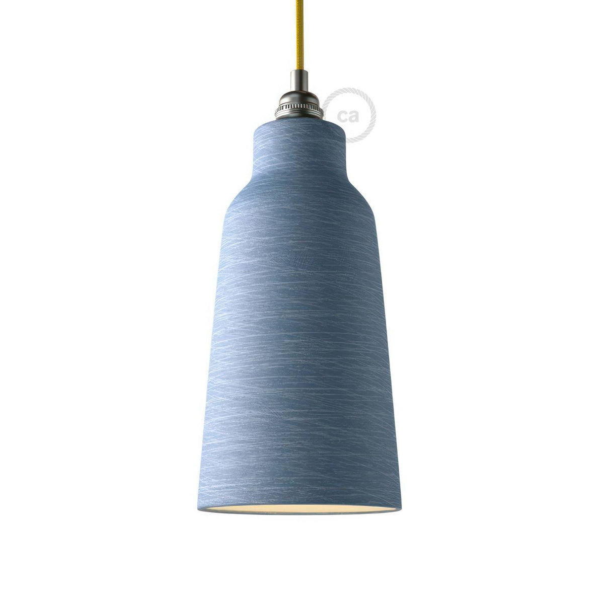 Ručně vyrobené keramické stínidlo ve tvaru lahve, průměr 150 mm, E27