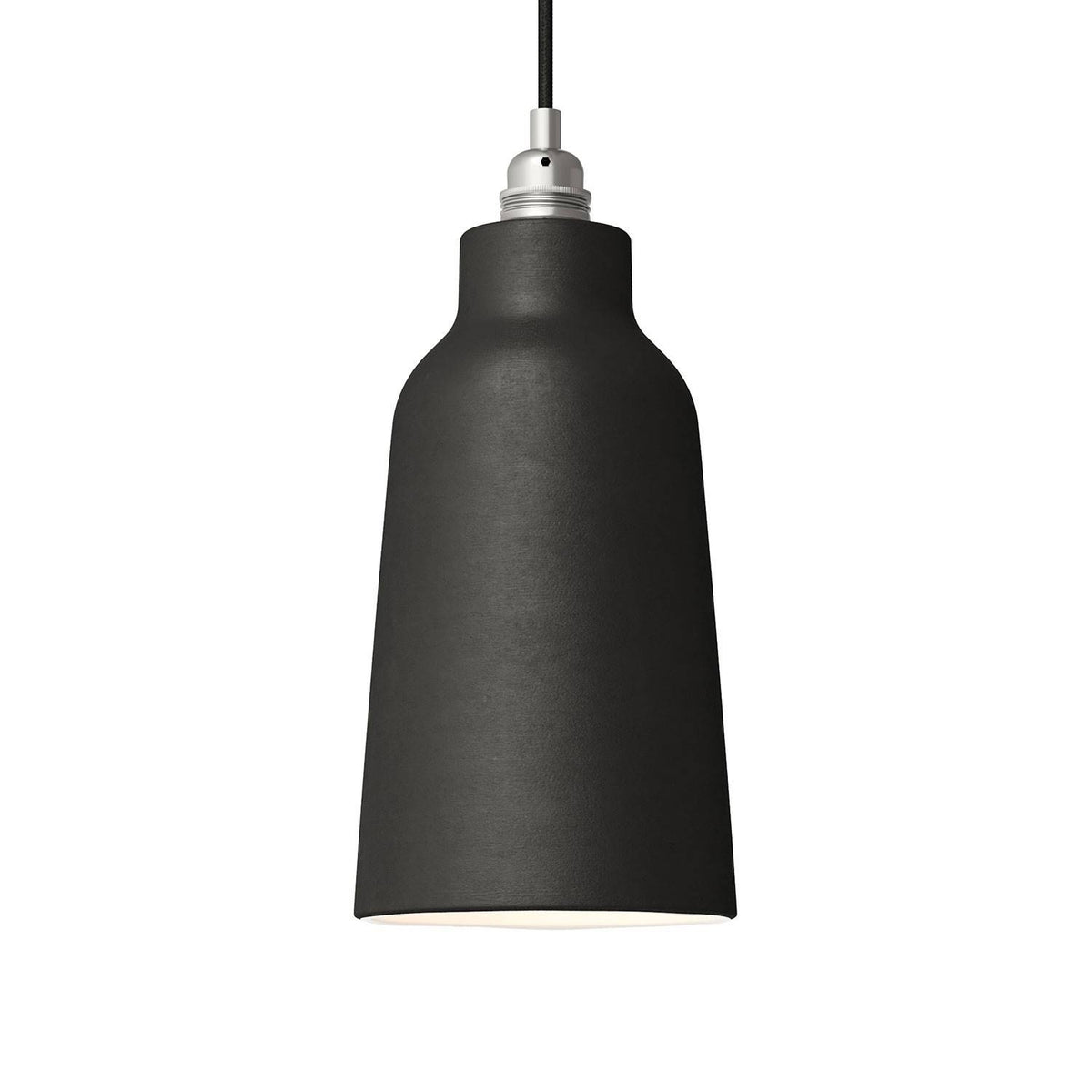 Ručně vyrobené keramické stínidlo ve tvaru lahve, průměr 150 mm, E27