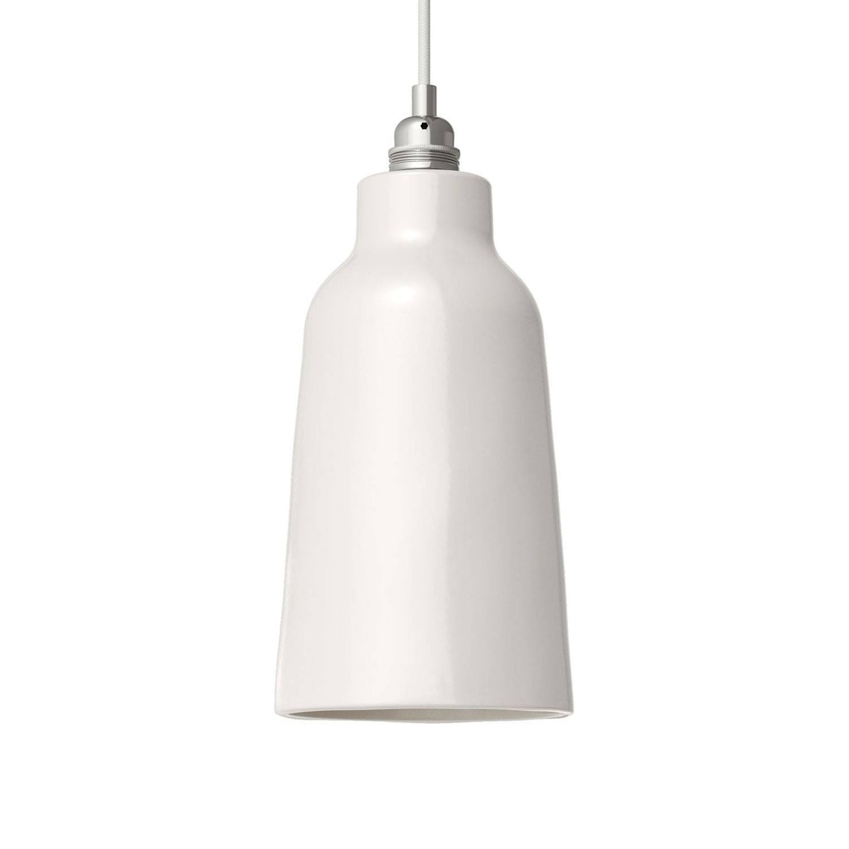 Ručně vyrobené keramické stínidlo ve tvaru lahve, průměr 150 mm, E27