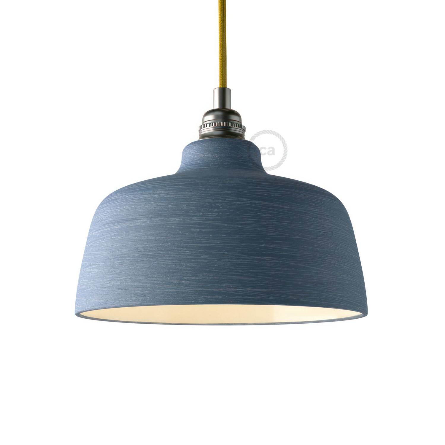 Ručně vyrobené keramické stínidlo misky, průměr 240 mm, E27