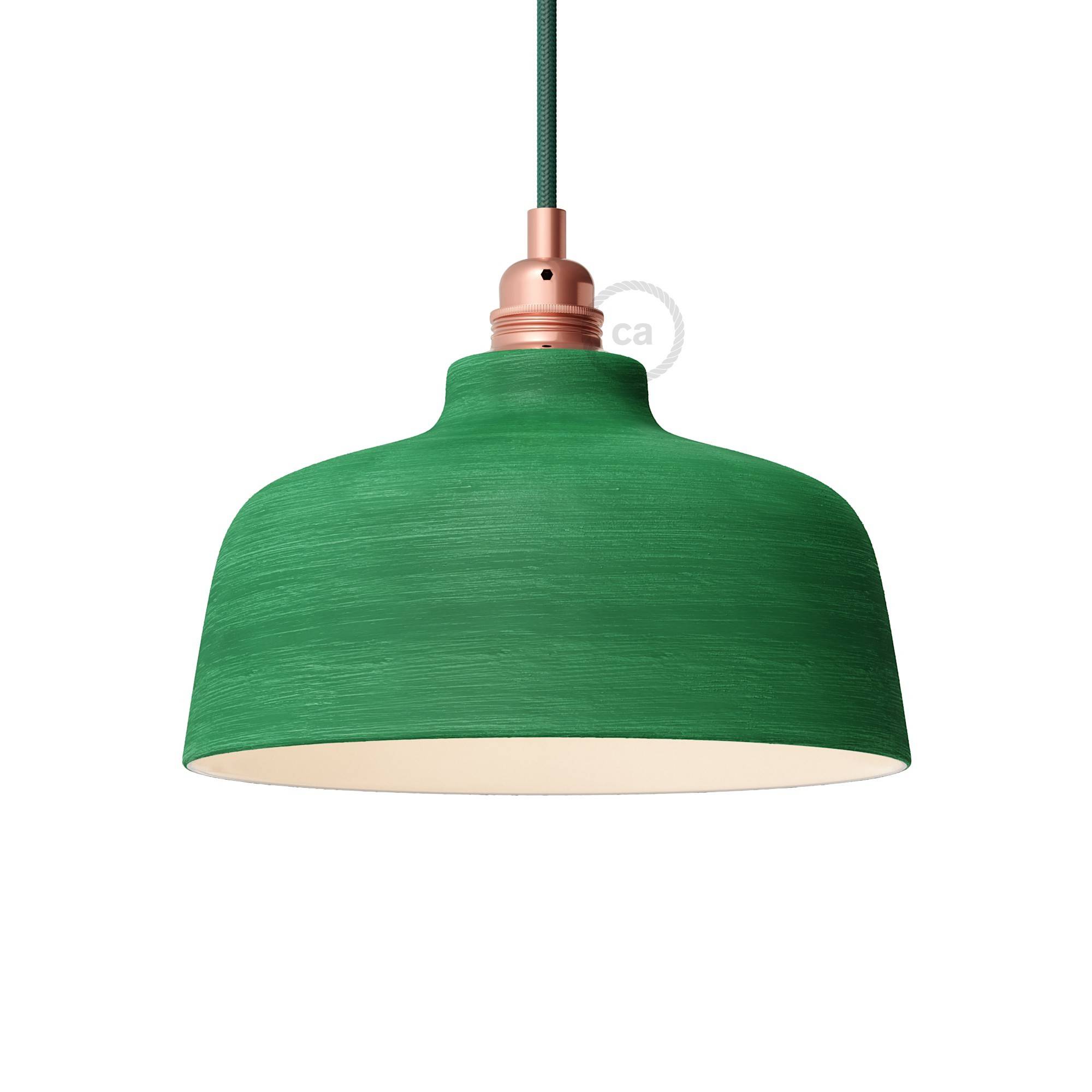Ručně vyrobené keramické stínidlo misky, průměr 240 mm, E27