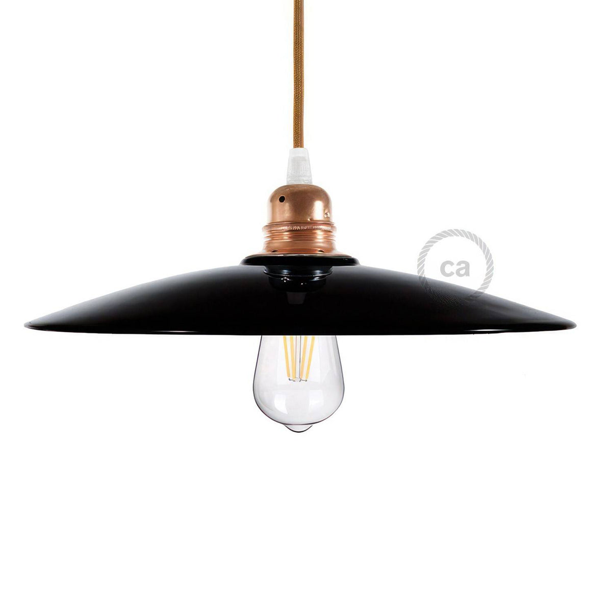 Keramické stínidlo talíř 310 mm, glazovaná keramika, E27