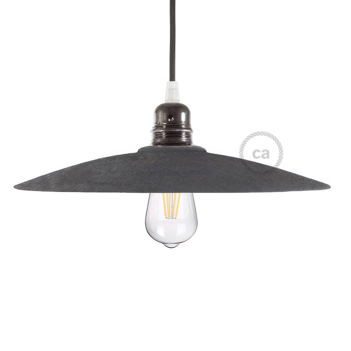 Keramické stínidlo talíř 310 mm, glazovaná keramika, E27