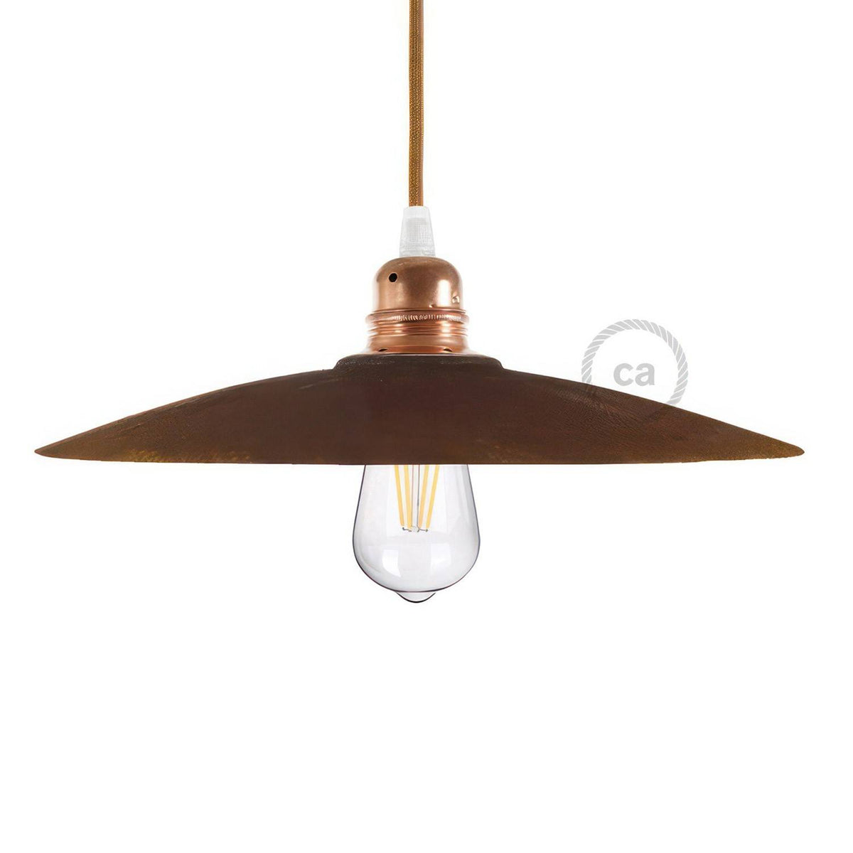 Keramické stínidlo talíř 310 mm, glazovaná keramika, E27
