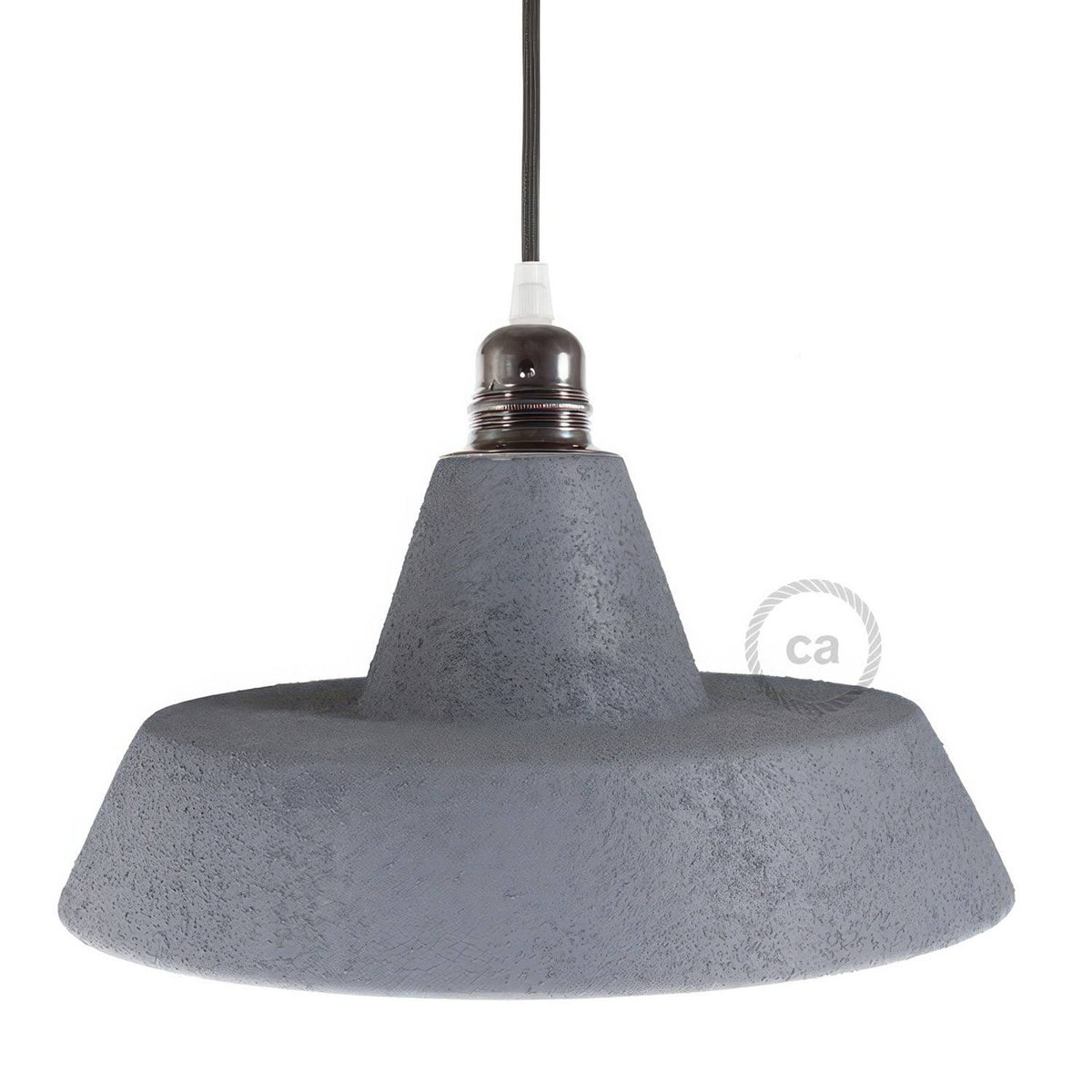 Industriální glazované keramické stínidlo Ø 305 mm pro E27 lampy