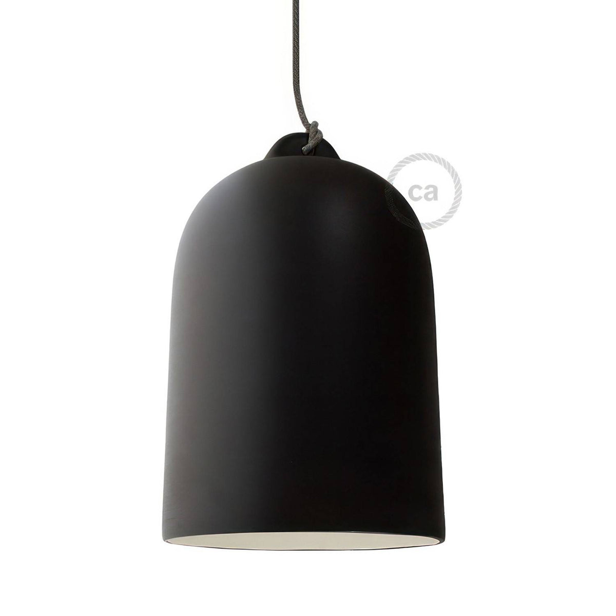 Keramické stínidlo Zvon XL, lakovaná keramika, průměr 250 mm