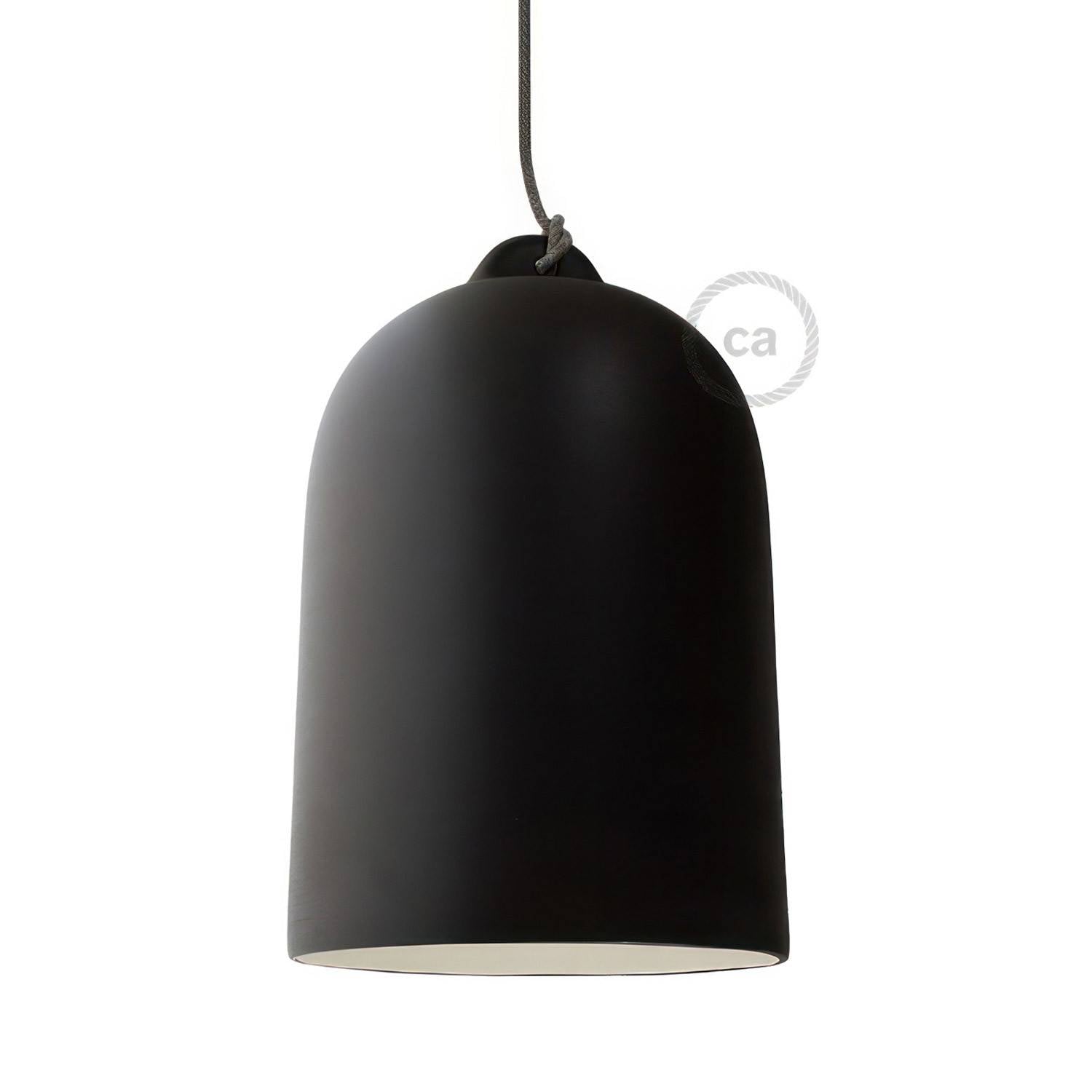 Keramické stínidlo Zvon XL, lakovaná keramika, průměr 250 mm