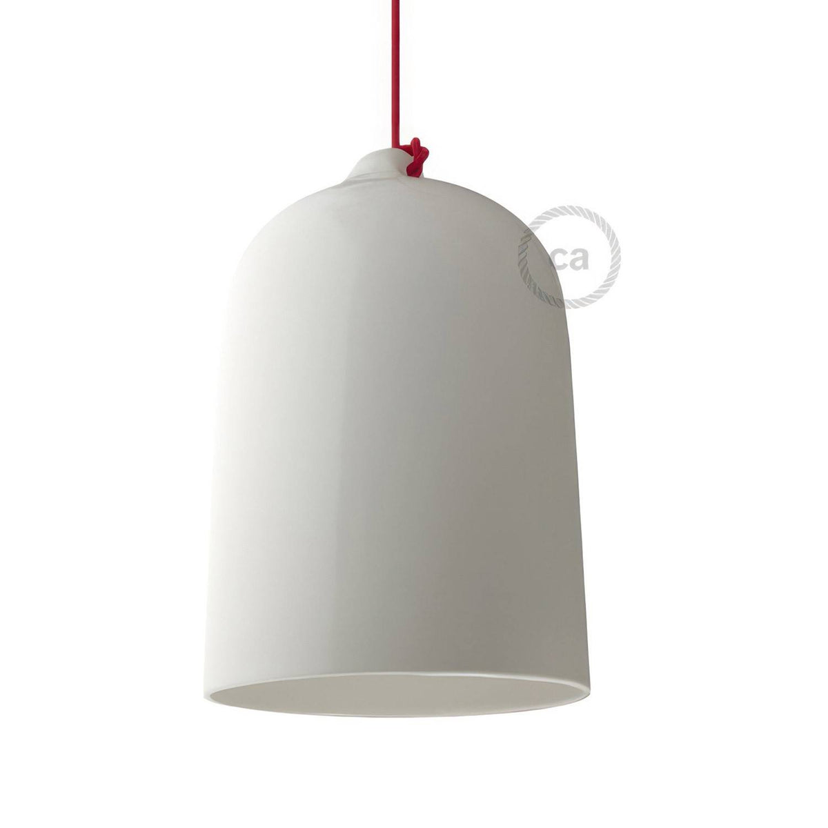 Keramické stínidlo Zvon XL, lakovaná keramika, průměr 250 mm
