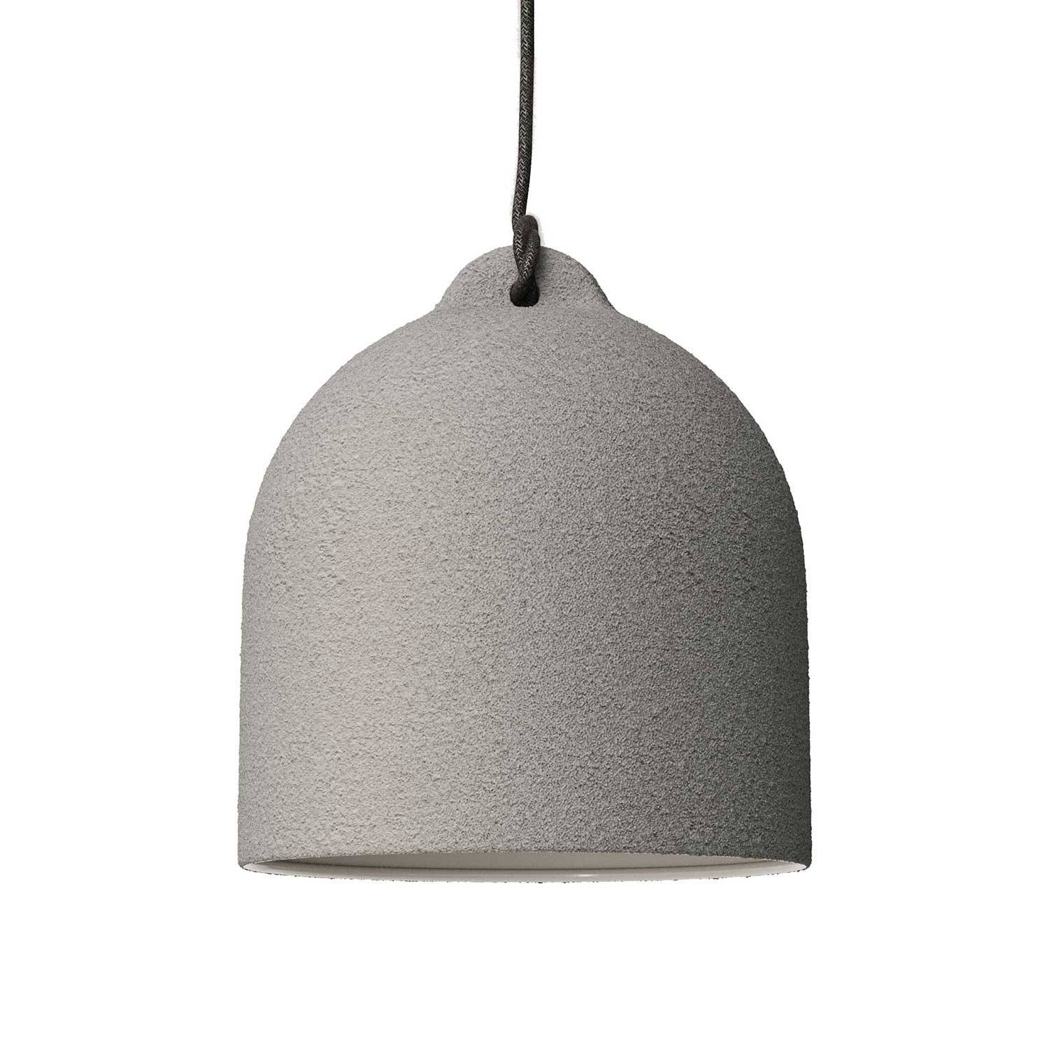 Keramické stínidlo Zvon M, lakovaná keramika, průměr 250 mm
