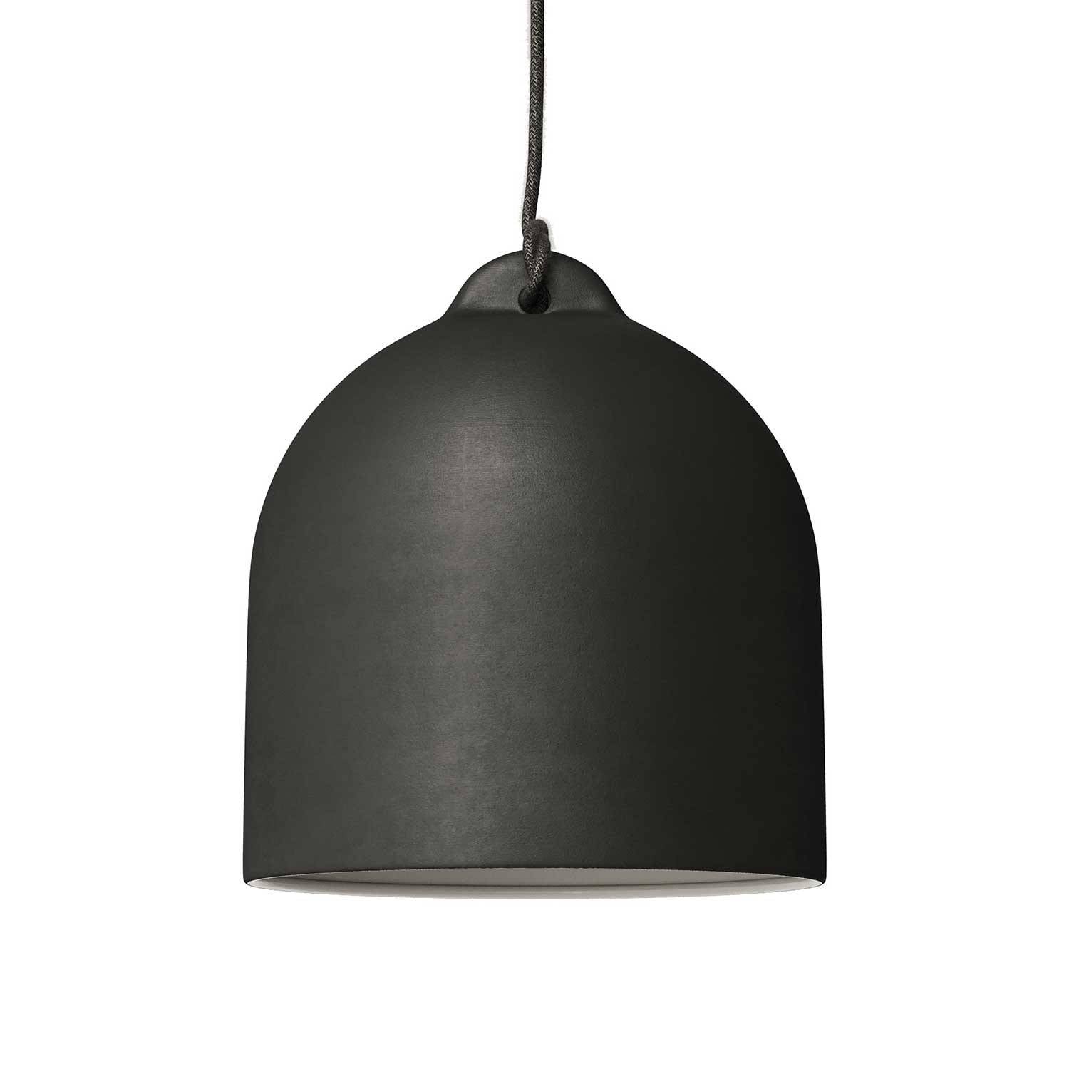 Keramické stínidlo Zvon M, lakovaná keramika, průměr 250 mm