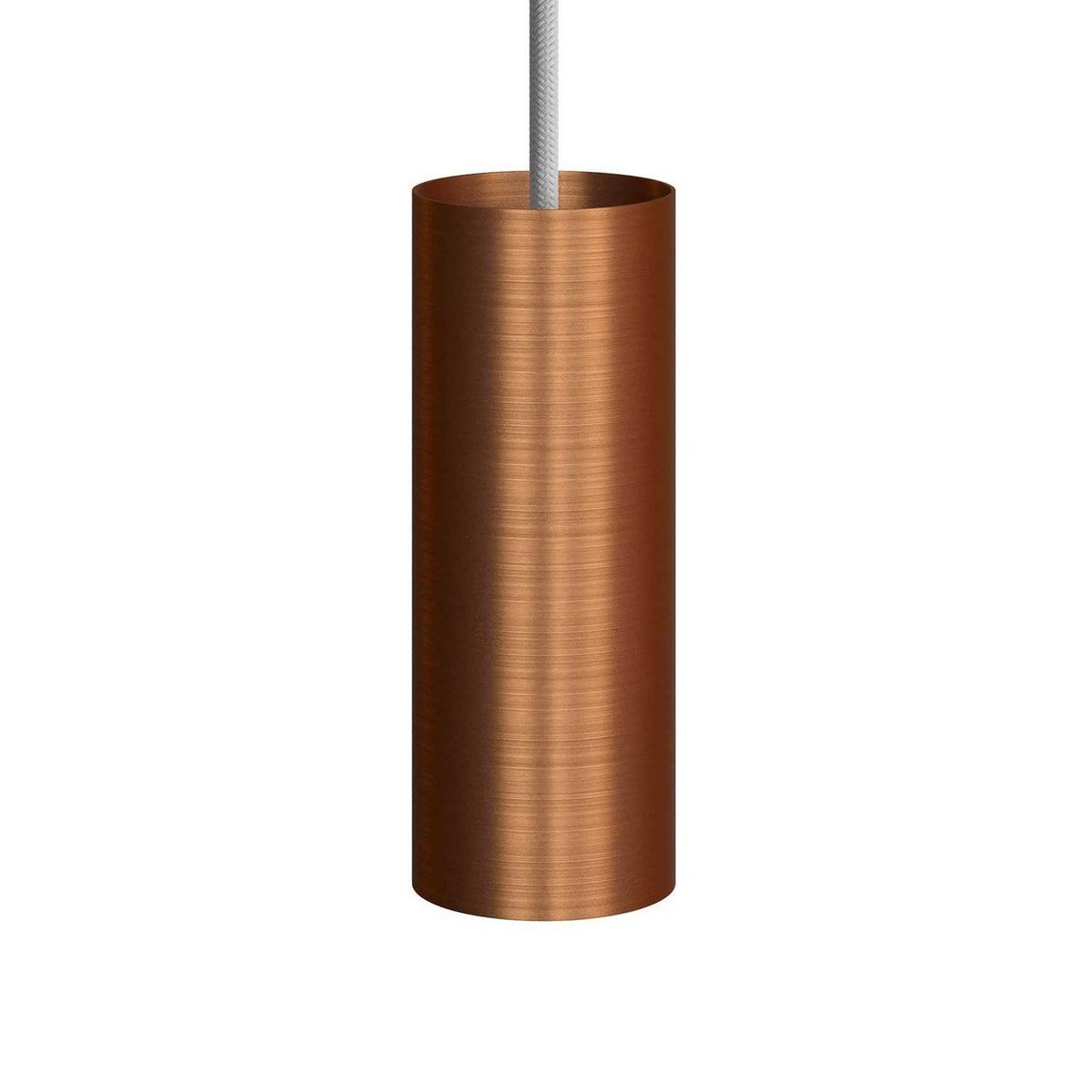 Tub-E14, černé válcové bodové stínidlo s E14 objímkou, průměr 60 mm, výška 153 mm