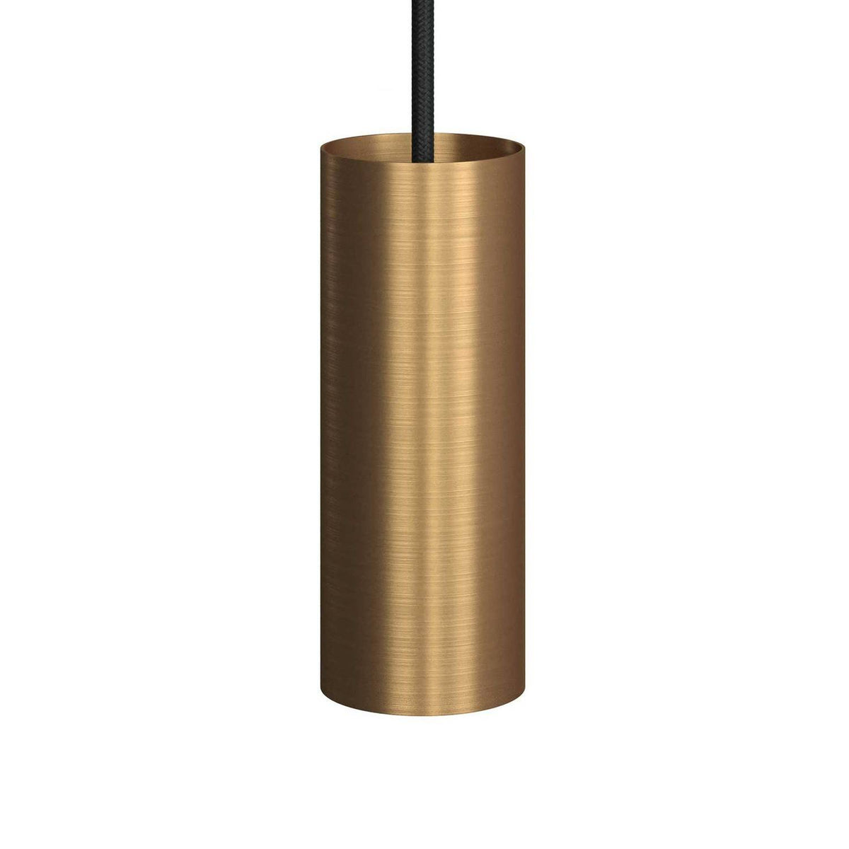 Tub-E14, černé válcové bodové stínidlo s E14 objímkou, průměr 60 mm, výška 153 mm