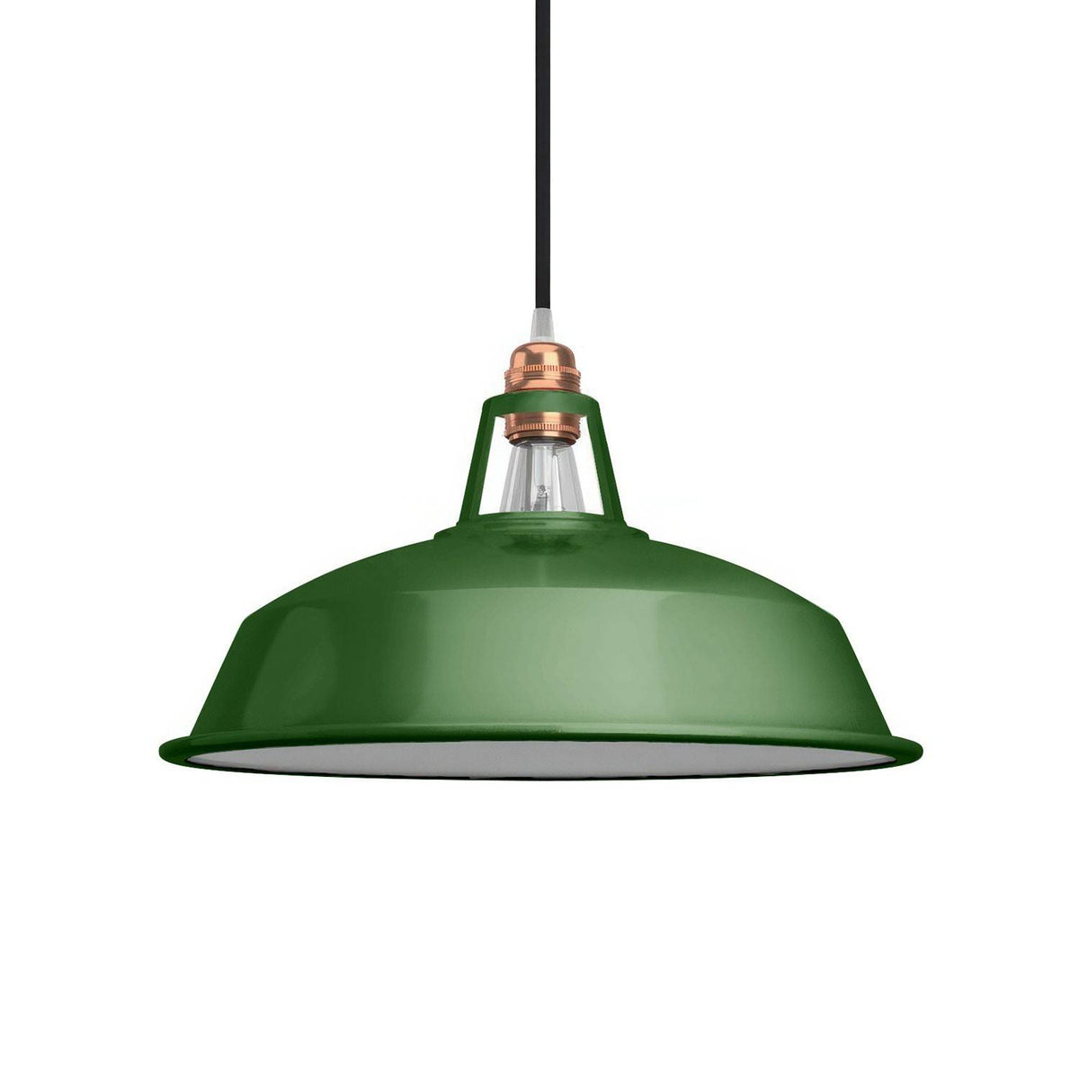 Harbour - lakované kovové stínidlo E27, průměr 38 cm