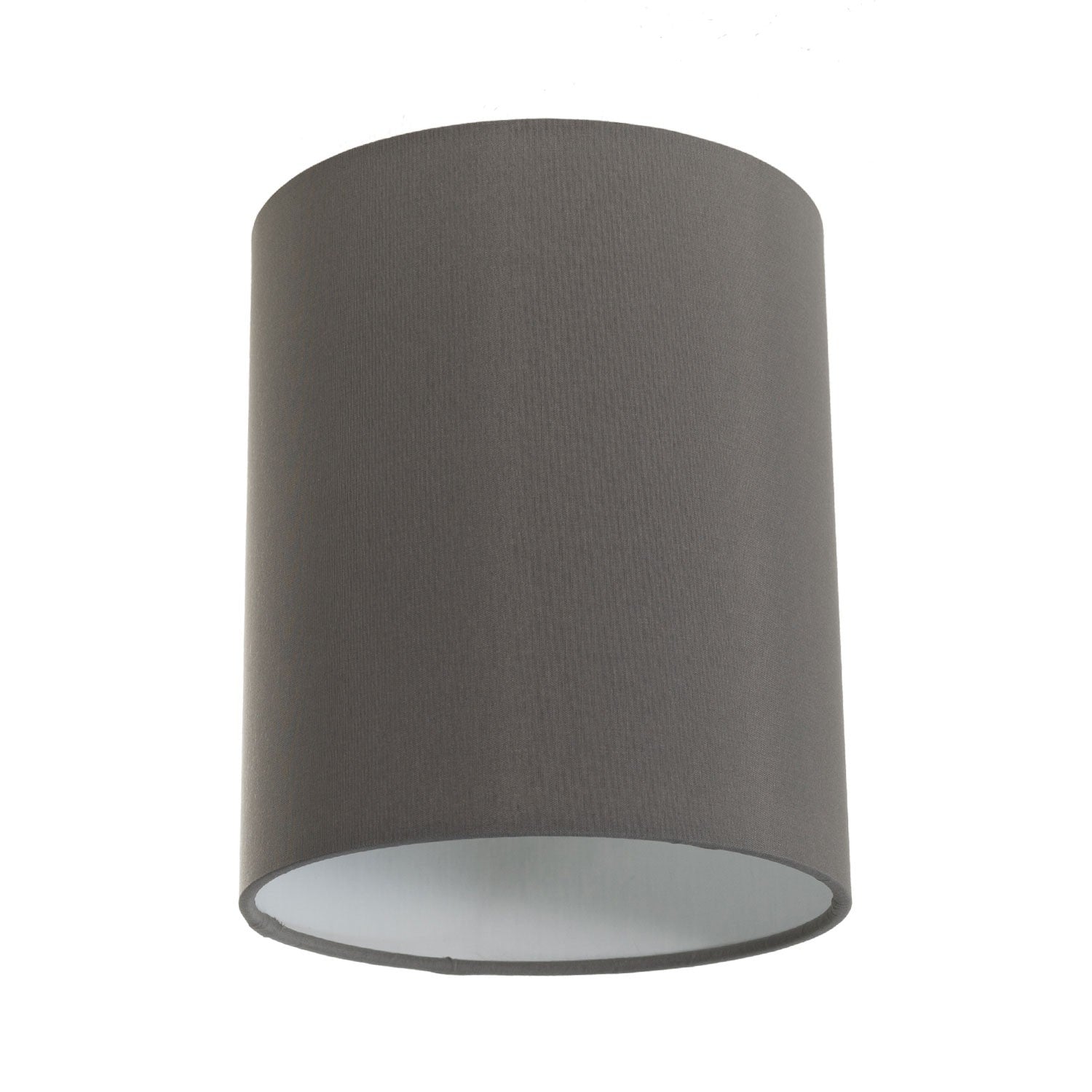 Válcové plátěnné stínidlo E27, průměr 150 mm, výška 180 mm, italská kvalita