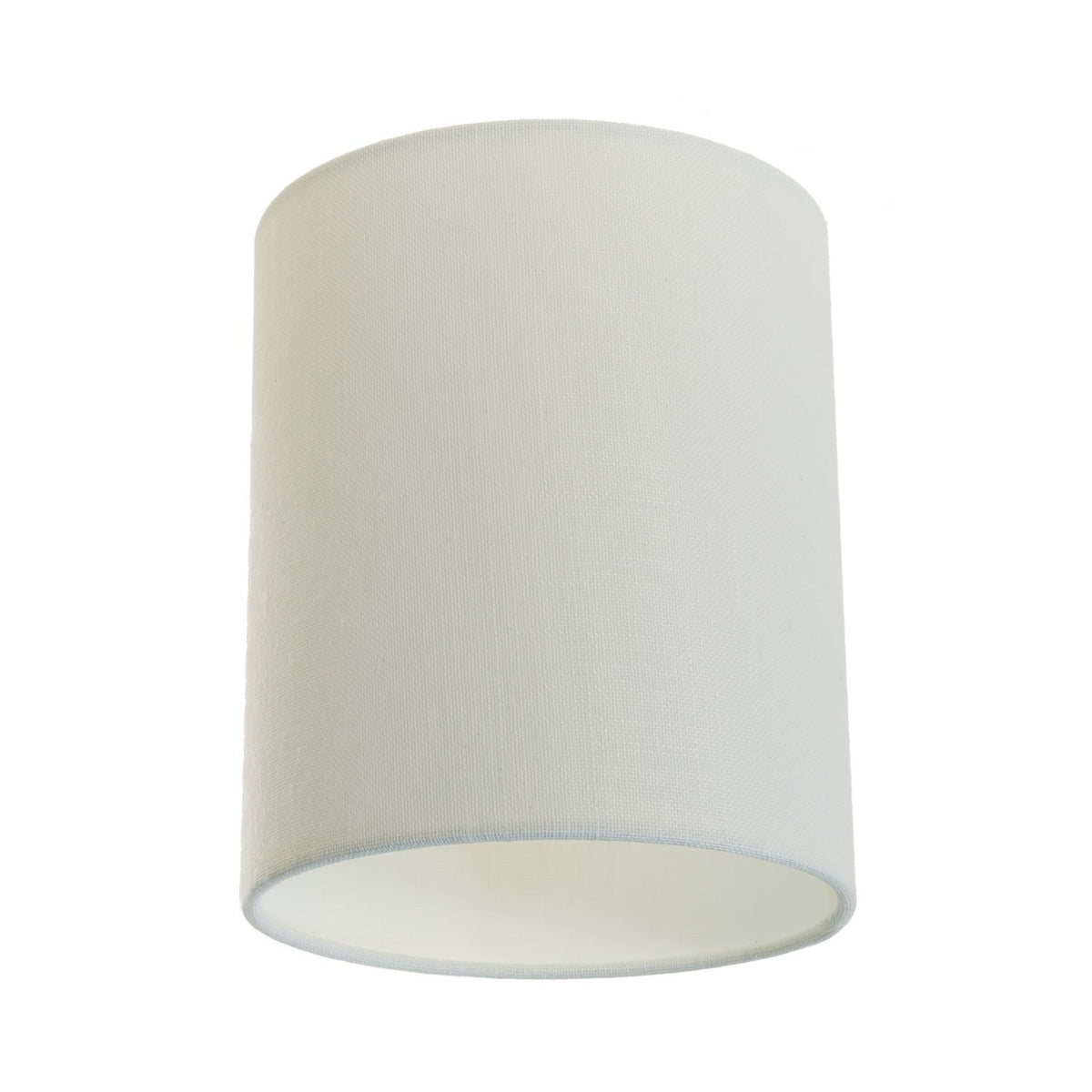 Válcové plátěnné stínidlo E27, průměr 150 mm, výška 180 mm, italská kvalita