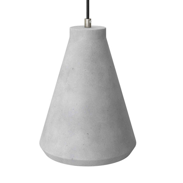 Betonové stínidlo Funnel E27, šířka 200 mm, výška 260 mm