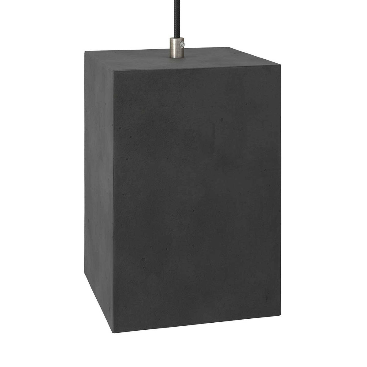 Betonové stínidlo Cube E27, šířka 150 mm, hmotnost 2.8 kg