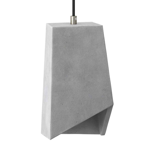 Betonové stínidlo Prisma E27, šířka 130 mm, hmotnost 1.7 kg