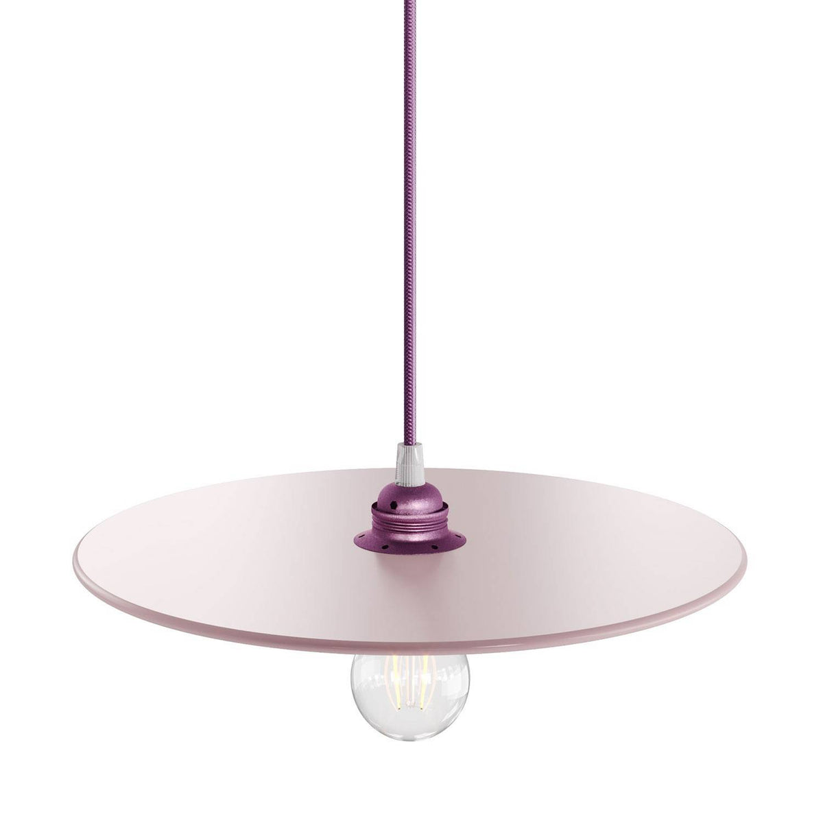 UFO COLOR, stínidlo z lakovaného dřeva, průměr 330 mm, E27