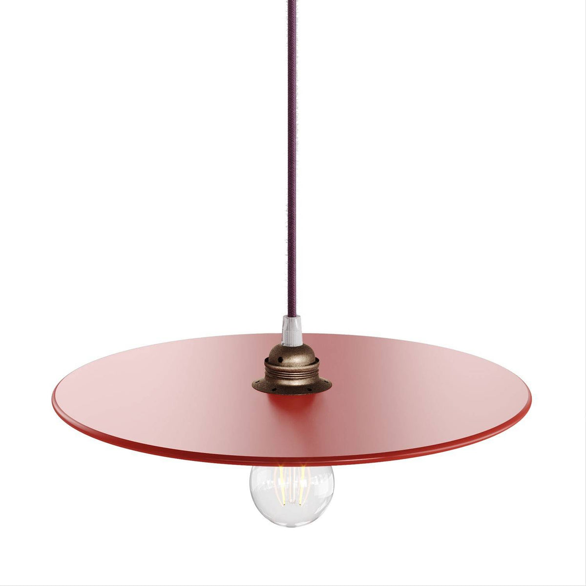 UFO COLOR, stínidlo z lakovaného dřeva, průměr 330 mm, E27