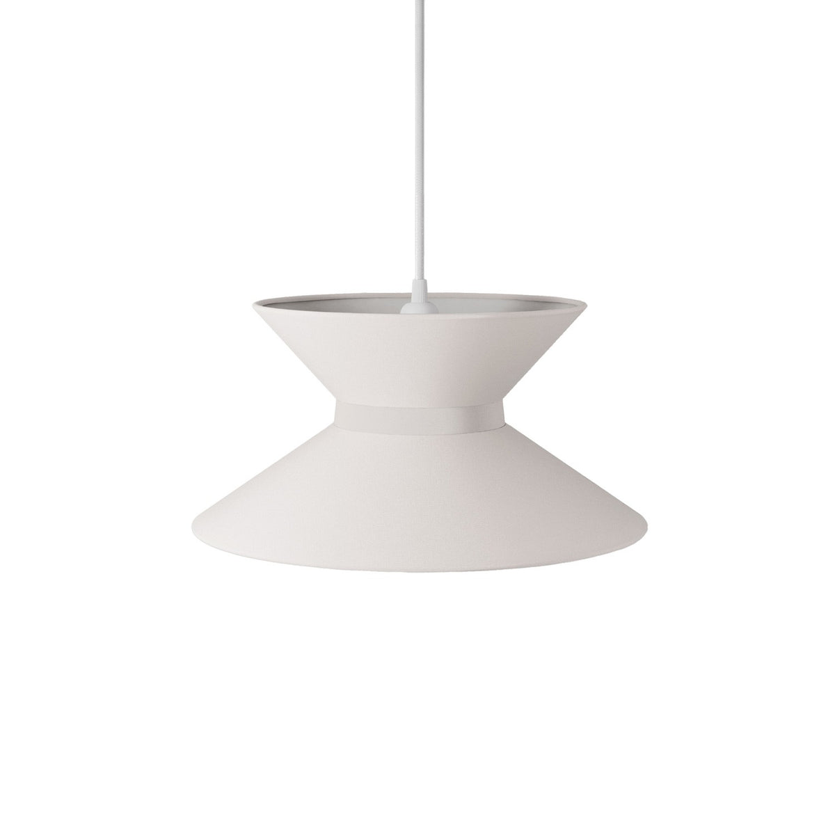Látkové stínidlo Clessidra, E27, průměr 28-38 cm, výška 20 cm