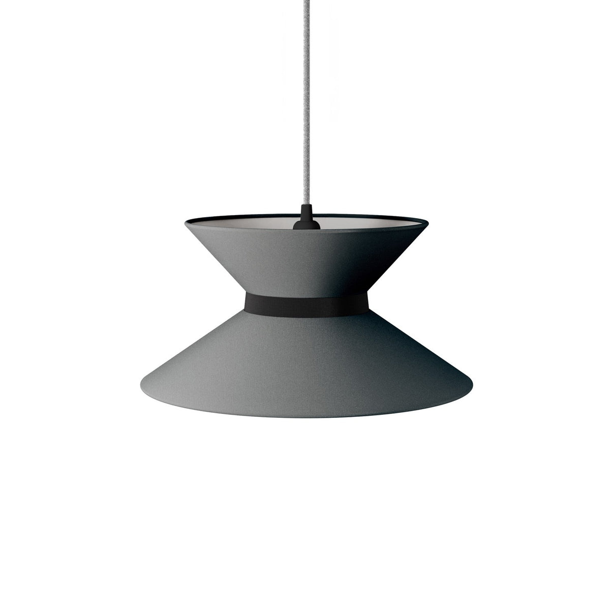 Látkové stínidlo Clessidra, E27, průměr 28-38 cm, výška 20 cm