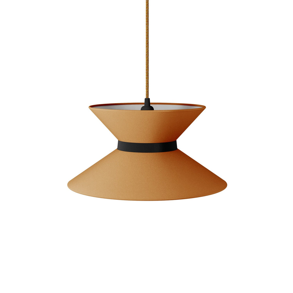 Látkové stínidlo Clessidra, E27, průměr 28-38 cm, výška 20 cm