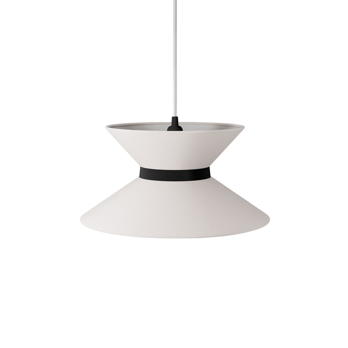 Látkové stínidlo Clessidra, E27, průměr 28-38 cm, výška 20 cm