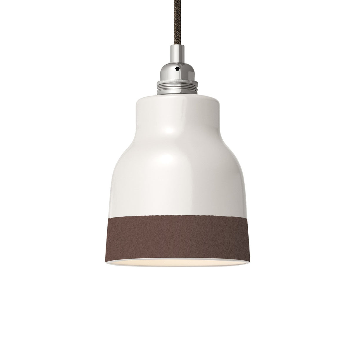 Dvoubarevné keramické stínidlo Vaso, průměr 130 mm, výška 150 mm