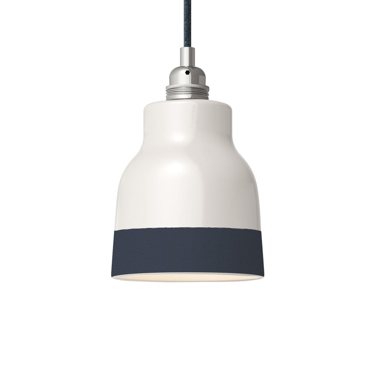 Dvoubarevné keramické stínidlo Vaso, průměr 130 mm, výška 150 mm