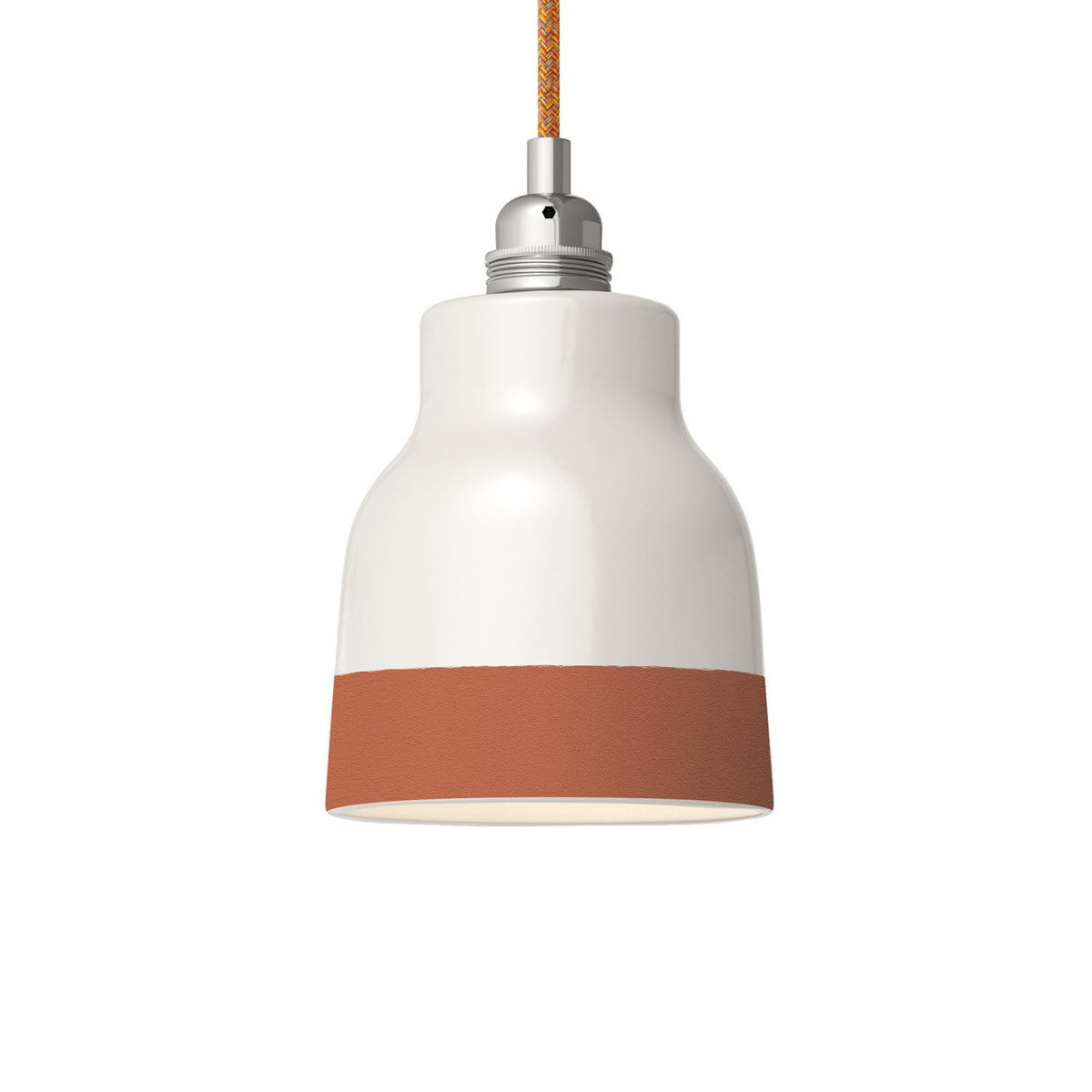 Dvoubarevné keramické stínidlo Vaso, průměr 130 mm, výška 150 mm