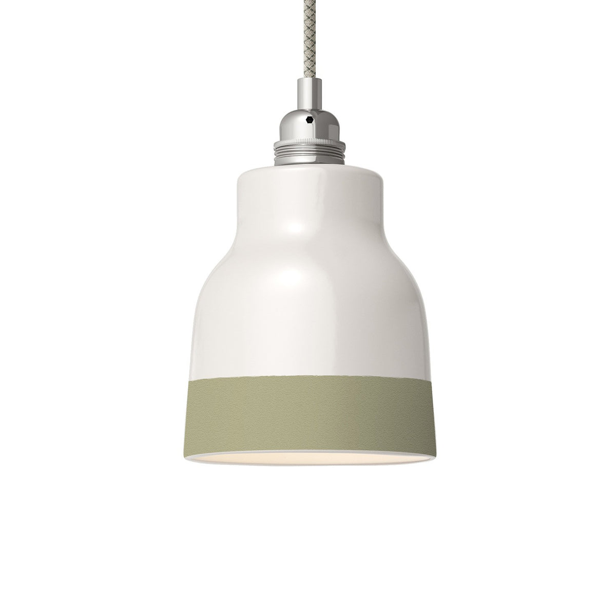 Dvoubarevné keramické stínidlo Vaso, průměr 130 mm, výška 150 mm