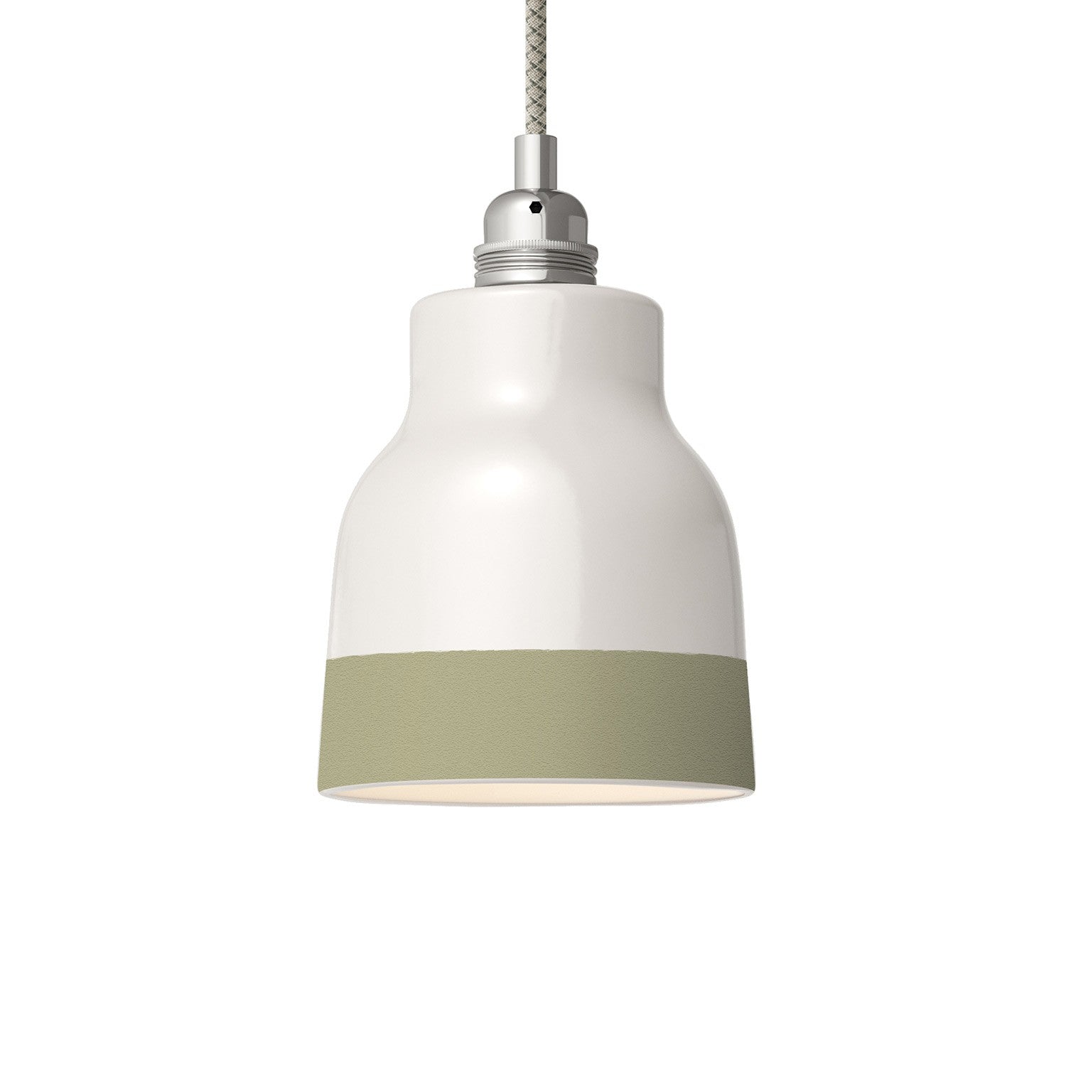 Dvoubarevné keramické stínidlo Vaso, průměr 130 mm, výška 150 mm