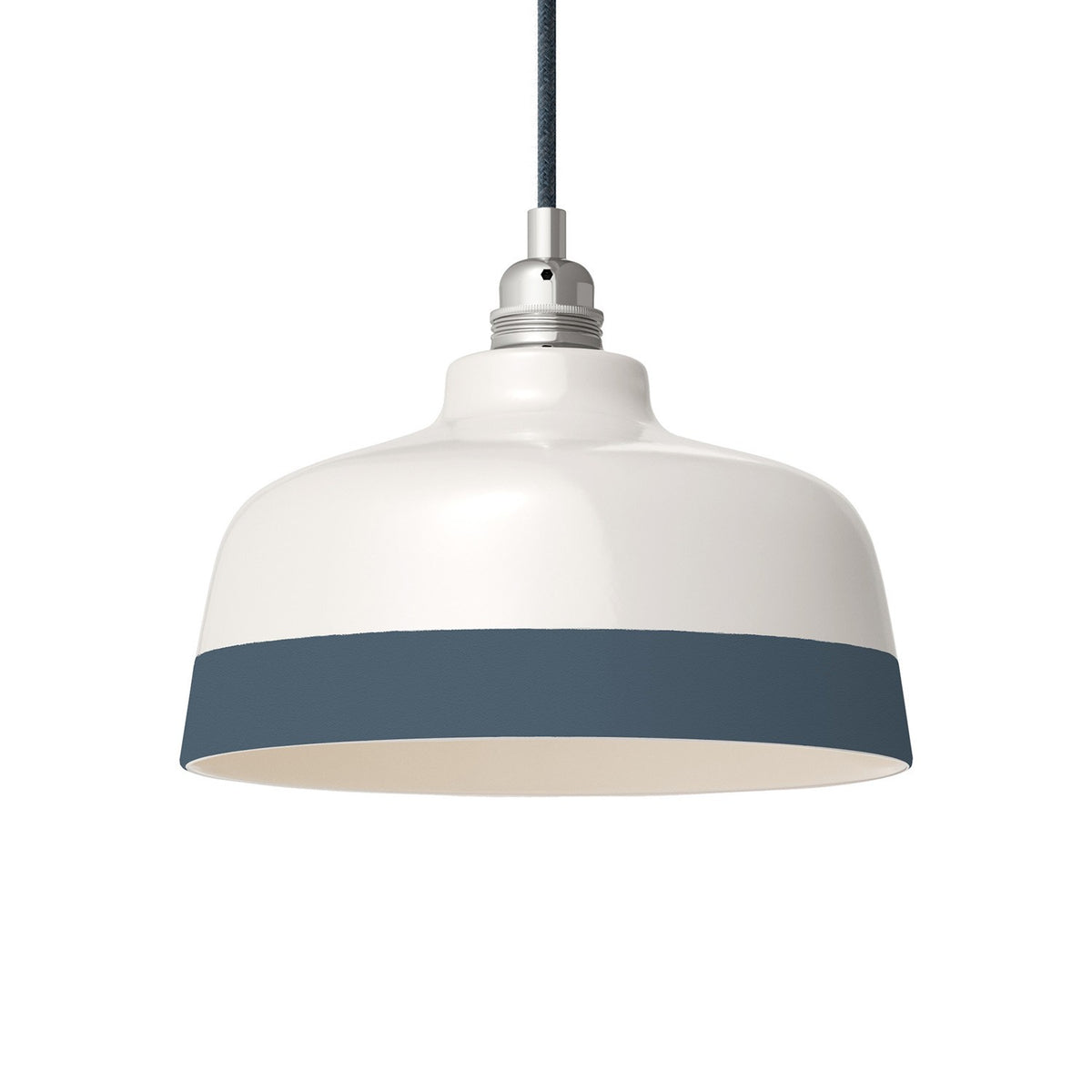 Dvoubarevné keramické stínidlo Coppa, průměr 240 mm, ručně vyráběné v Itálii